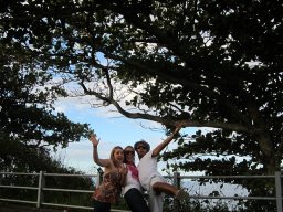 Visite de la petite cousine !